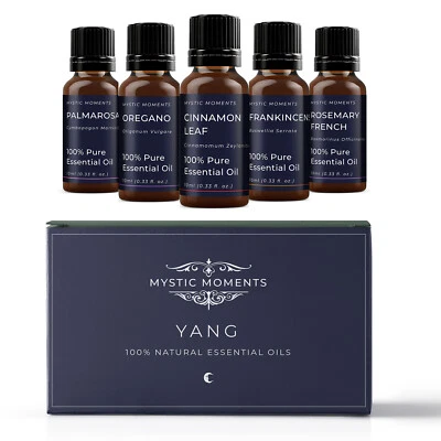 Mystic Moments Yang Essential Oil Gift Starter Pack 5 x 10ml - Image 1 of 4