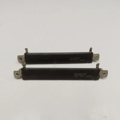 Milwaukee 250 Ohm Wire Wound Resistor Lot Of 2 - Image 1 of 4