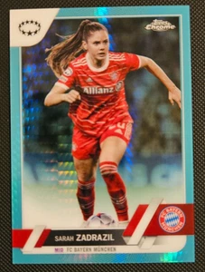 2022-23 Topps Chrome UEFA Women's Aqua #48 Sarah Zadrazil! - Bild 1 von 2