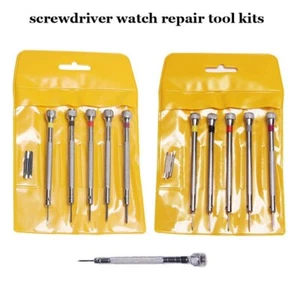Kits de herramientas de reparación de reloj destornillador aleación acero inoxidable SC juego de herramientas relojero - Imagen 1 de 14