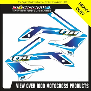 TM 85 2013 - 2022 MOTOCROSS RAD SCOOP GRAPHICS DECALS STICKERS - Picture 1 of 1