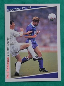 SHOOTING STARS 1991-92 PHIL ROBINSON - NOTTS COUNTY No 206 - Picture 1 of 1