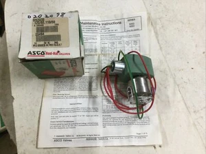 ASCO RED HAT SOLENOID VALVE 8262G036 1/4 NIB, NOS, w/Paperwork - Picture 1 of 7
