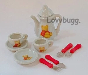 "Juego de té Little Bears para muñeca American Girl 18" accesorio de comida ¡ENVÍO GRATUITO AGREGA! - Imagen 1 de 3