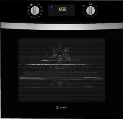 Indesit IFW4844HBL Ofen Elektro Multifunktion Einbau Schwarz 71 Lt Klasse A+ - Bild 1 von 4