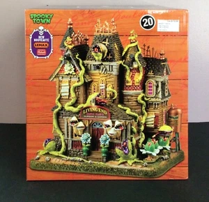 NEW Lemax Spooky Town 2024 THE LIVING END Halloween Village Lighted Building - Picture 1 of 8