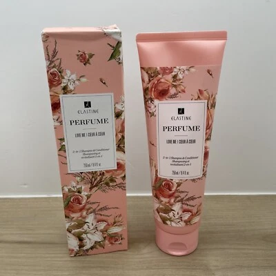 AVON Elastine Perfume Champú y Acondicionador 2 en 1 "Love Me" Nuevo 250 ml Foto 1 de 4