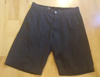 Volcom Men's Gray Checkered Casual Shorts Size 30 - Image 1 of 4