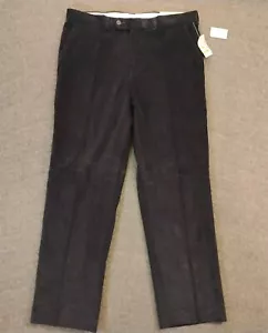 Lauren Ralph Lauren LRL Mens Pants Corduroy Pleated Flat Front 34x30 Cotton NWT - Picture 1 of 11