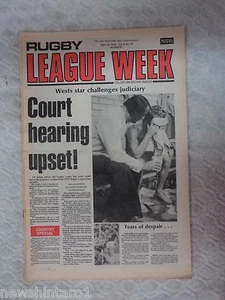 #T108. RUGBY LEAGUE WEEK NEWSPAPER  20/5 1978, SOUTHS & MANLY CENTRE - Bild 1 von 2