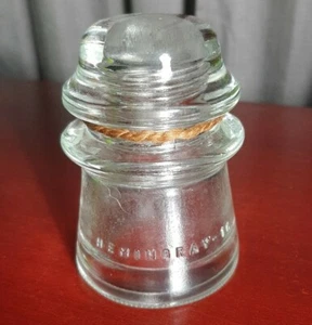 Hemingray 16 Clear Glass Telegraph Insulator. Made In U.S.A 24-56 - Picture 1 of 6