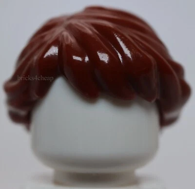 Lego Reddish Brown Minifig Hair Female Ponytail Long French Braided - Image 1 of 2