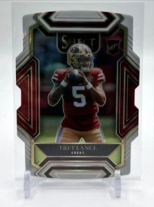 Trey Lance Panini Select Club Level Blanco Prizm Troquelado/99 - Imagen 1 de 2