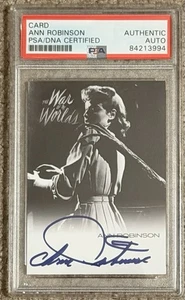 Ann Robinson PSA DNA Certified AUTOGRAPH World of the Worlds - Picture 1 of 2