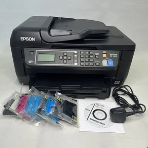 Epson WorkForce WF-2650 Office PRINTER + INK + SET UP DISC FULLY WORKING - Afbeelding 1 van 8