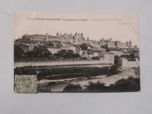 CPA 11 La Cité de Carcassonne - Vue Générale de l'Ouest - Imagen 1 de 2