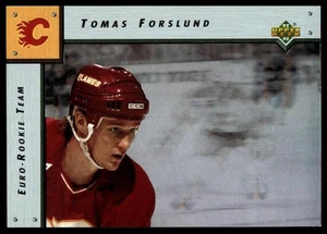 1992-93 Upper Deck #ERT6 Tomas Forslund Euro-Rookie Team Holograms - Picture 1 of 2