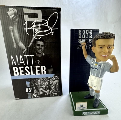 Sporting KC Kansas City Matt Besler Conmemorativo Bobble Head Captain 2018 Nuevo en Caja Foto 1 de 4