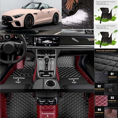 For Mercedes Benz SL Car Floor Mats Carpets Cargo Liners Custom All Weather Foto 1 de 4