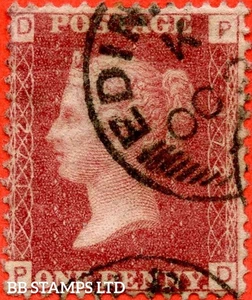 SG. 43/44. G1. " PD " 1d Red. Plate 172. A fine " EDINBURGH " CDS used ex B62559 - Picture 1 of 1
