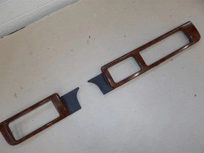 Juego de bisel de borde de madera para tablero OEM Jeep Grand Cherokee ZJ 1996-1998 OEM 2 piezas Foto 1 de 4