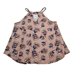 Top Moda New York Camicia Donna M Rosa Senza Maniche Stampa Floreale Top Sciolto - Foto 1 di 13