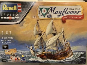 Revell Mayflower Ship Model Kit 1:83 Paints Glue Brush 400th Anniversary - Picture 1 of 4