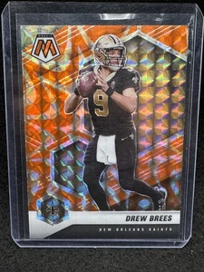 2021 Panini Mosaic #143 Drew Brees Prizm Reactive Orange - Picture 1 of 2
