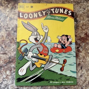 LOONEY TUNES #117 DELL 1951 BUGS BUNNY PORKY PIG ELMER FUDD & MORE 52 PG G+ - Foto 1 di 2