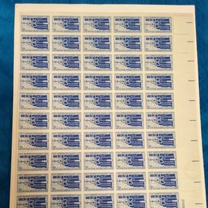 #1092 OKLAHOMA STATEHOOD 3¢ SHEET OF 50 Unused no gum - Picture 1 of 8