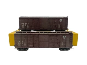 Scala Ho materiale rotabile Accurail 4201 Southern Pacific Boxcar set costruito  - Foto 1 di 10