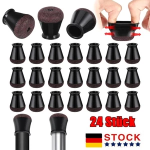 Flexible Stuhlbein Schutzkappen Filzgleiter Bodenschutz Schoner Elastisch 24 Tlg - Bild 1 von 23
