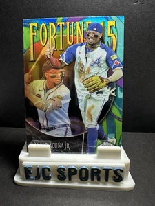 2025 Topps Chrome Ronald Acuna Jr. Fortune 15 #F15-4 Braves - Picture 1 of 2