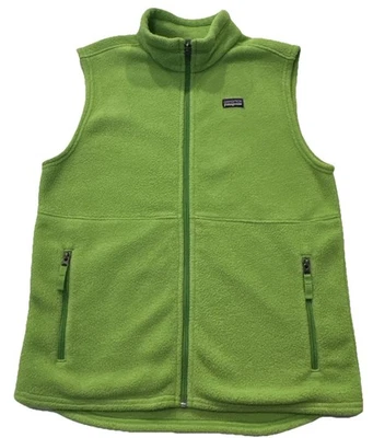 Chaleco polar PATAGONIA Synchilla verde lima cálido/exterior/senderismo/colorido XL 14 Foto 1 de 4