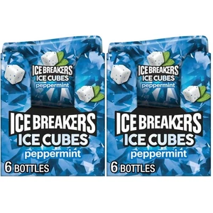 Convenient 6-Pack of Ice Cubes Sugar-Free Peppermint Gum – Fresh Breath Anytime - Picture 1 of 12