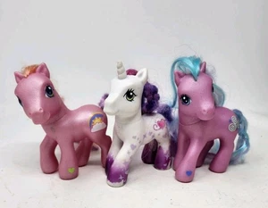 G3 My Little Pony Lot W/ Wear 2000s Y2K Rainbow Flash Sweetie Belle Toola Roola - Picture 1 of 13