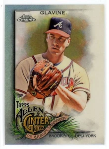 2022 Topps Allen & Ginter Chrome Refractor Tom Glavine Braves #252 - Bild 1 von 2