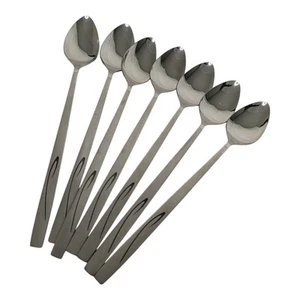 Oneida Community Edelstahl FLIGHT brünierte Oberfläche Teelöffel langer Milchshake MCM - Bild 1 von 24