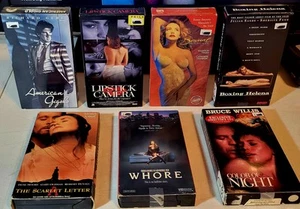 Vhs Romance Movie Lot |7ct| American Gigolo | Whore | Sexual Response | Lipstick - Bild 1 von 10