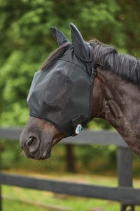 WeatherBeeta ComFiTec Double Dart Fly Mask (Standard With Ears) - Picture 1 of 3