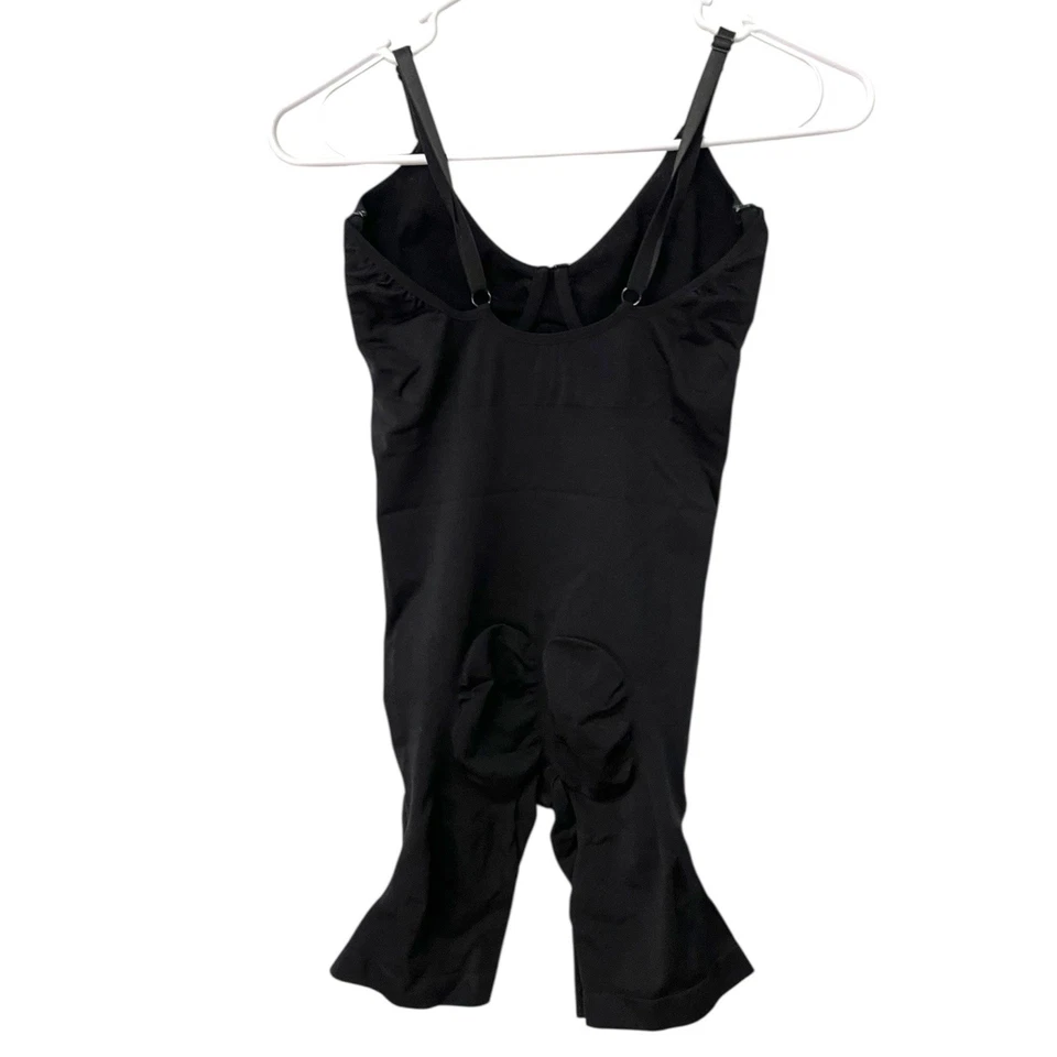 Heavenly Shapewear Womens 2X Control Wear Underwire Bra Black Open Bottom - Image 1 of 4