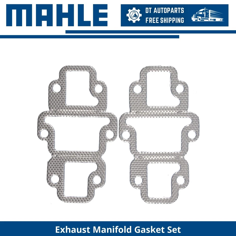 For 1971-1981 Jeep CJ5 5.0L V8 Exhaust Manifold Gasket Set Mahle 1972 1973 1974 - Image 1 of 3