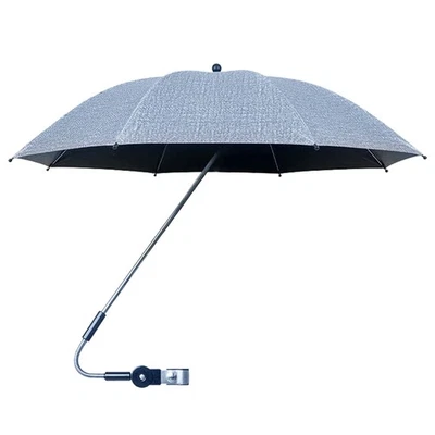  Sombrilla Sombrilla Cochecito Bebé Proteger del Sol Lluvia Giración Multiángulo  Foto 1 de 4