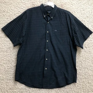VINTAGE Chaps Ralph Lauren Button Down Hemd Extra Large Herren blau kariert Tasche - Bild 1 von 8