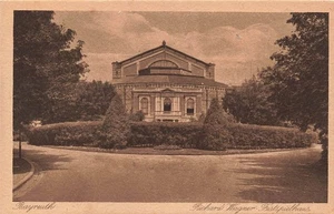 AK Bayreuth (95444), Richert Wagner Festspielhaus, n. gelaufen - Bild 1 von 2