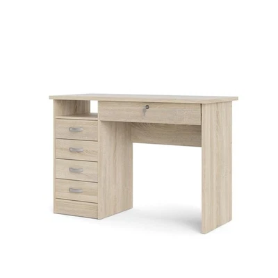 Tvilum Walden Desk with 5 Drawers in Oak Structure - Image 1 of 4