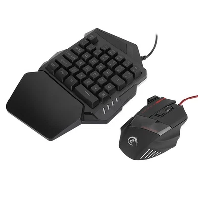  J50 Onehanded Gaming Mouse Keyboard Set Computer Accessory For Win2000 / A - Image 1 of 4