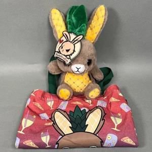 NWT Plushie Dreadfuls Pineapple Rabbit Fruitfuls w/ Tote Bag Stuffed Animal NEW - Picture 1 of 15