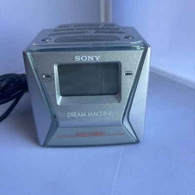 Sony Dream Machine AM/FM/TV/Weather Alert Alarm Clock Radio W/ Snooze ICF-C153V - Image 1 of 4