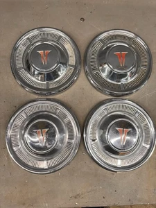 1961 1962 Oldsmobile Jetfire Cutlass F85 Dog Dish Hubcaps Hub Caps Wheel Covers - Picture 1 of 14